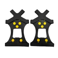 泉嵊 防滑鞋套 冰爪 10齿-黄钉 双
