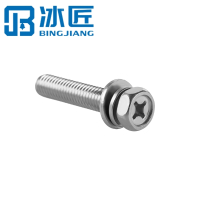 冰匠 304不锈钢十字外六角三组合螺丝 套