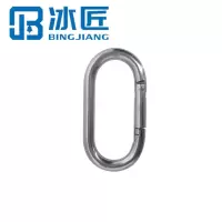 冰匠 304不锈钢弹簧扣保险安全扣 只