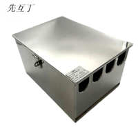 先互丁 不锈钢带盖刀箱 四格 个