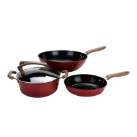赫曼德 马尔斯不粘锅三件套-HM-TZ116