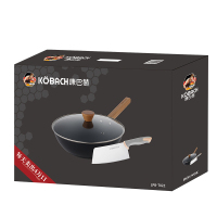 康巴赫 臻选锅具两件套 LPB-T02Z康巴赫KBH健康不粘炒锅蜂窝纹设计专业烹饪抗菌易洁
