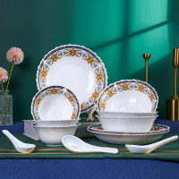 Corelle Brands 康宁餐具冰萃玲珑 彭巴杜夫人系列 餐具12件套BCB-BPBD12B/KZ/LS B款