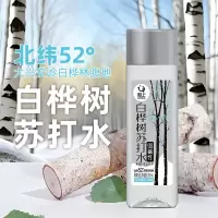 轻上白桦树苏打水夏季汁清爽解渴弱碱性水特价整箱500ml*24