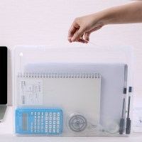 得力 5702文件盒A4(蓝)(只)