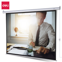 得力50492电动投影幕(100英寸4:3) 白