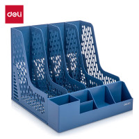 得力78981四联 文件框 (蓝)