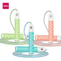 得力安格耐特F4008星星款不计数荧光PVC绳跳绳(混色)(根)