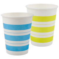 得力9560纸杯(混)(50个袋)250ml五星纸240g纸+18gPE膜