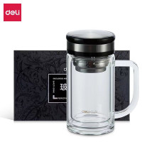 得力8989玻璃杯 (透明)(只)320ml