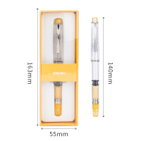 得力 A935大容量钢笔EF明尖(混)(1支/盒)