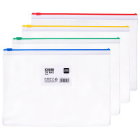 得力5526拉链袋(混) (只)