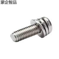 蒙企智品 304不锈钢三组合螺丝6*22MM /个