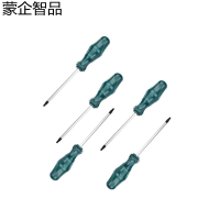 蒙企智品六角梅花带中孔螺丝刀5把装190*3.26mm/组