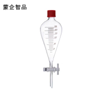 蒙企智品梨形分液漏斗 旋钮式250ml/个