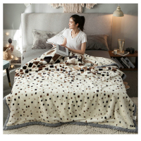 雅鹿超柔拉舍尔毛毯 PH-C1850 超柔保暖 轻盈便携 四季适用