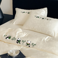 雅鹿竹叶提花刺绣被 YLB2608蓬松柔软 轻盈透气 亲肤细腻 做工精细 温暖护眠