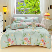 雅鹿优家全棉四件套YLT2608纯棉亲肤睡眠享受抗菌防螨设计