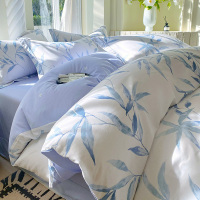 雅鹿云织雅棉四件套 YLT2525冬暖夏凉透气亲肤纯棉床品套件大码舒适睡眠设计