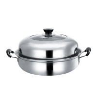 龙的(longde)厨房锅具 不锈钢厨具套装组合 燃气灶电陶炉电热炉 LD-TG136