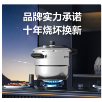 苏泊尔 S银河星不锈钢压力锅高压锅燃气压力锅304不锈钢 防爆家用燃气灶电磁炉 YS20E /4
