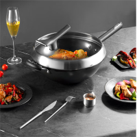 苏泊尔 S真不锈铸铁炒锅铁锅无涂层 电磁炉 平底锅燃气灶铸铁锅家用真不锈生铁锅炒勺 FC30ZBX1 /6