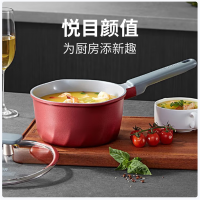 苏泊尔S陶晶健康奶锅.晶铸系列 奶锅辅食锅晶铸系列陶瓷覆层熬粥煲泡面条汤锅家用燃气磁炉通用 [陶瓷覆层]NT18WA