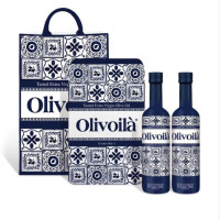 欧丽薇兰品鉴级特级初榨橄榄油500ml*2瓶套盒 健康食用油中式烹饪压榨 纯正橄榄油