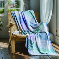 富安娜FUANNA超柔冬季加厚保暖羊毛毯子大号亲肤舒适家居用品