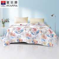 富安娜(FUANNA) 七孔抗菌夏被 全涤磨毛印花 203*229cm