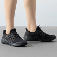 斯凯奇(Skechers)117507-BBK女鞋黑色一脚蹬穿脱健步鞋软底鞋
