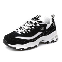 斯凯奇(Skechers)11930-BBK新款经典黑白熊猫鞋休闲鞋