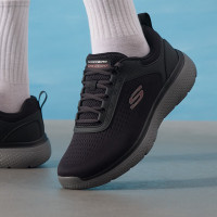 斯凯奇(Skechers)8790360-BLK秋冬新款轻便减震休闲鞋