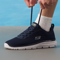 斯凯奇(Skechers)8790345-NVY新款低帮休闲鞋软底轻便跑步鞋