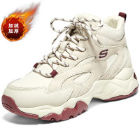 斯凯奇(Skechers)167595-BURG厚底增高老爹鞋高帮防滑休闲运动鞋
