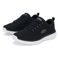 斯凯奇(Skechers)8790258-BKW休闲运动鞋网面跑步鞋