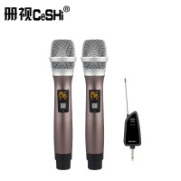 册视 会议设备 万能无线麦克风一拖二F-102 CSWL 台