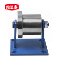 维思泰 单边钢轮滑轮走行轮(带支架)150*120mm 个