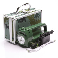 蒙企智品单兵应急照明灯移动手电筒手摇抢修灯9W