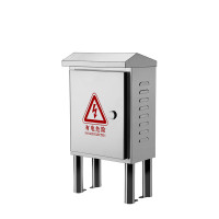 册视 不锈钢监控工程防水弱电箱 落地柜40*30*18cm CS-PDX 个