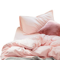 三极户外(Tri-Polar) TP2982 1.8m床单款 天竺棉日式纯色四件套 (计价单位:套) 浅粉色