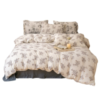 三极户外(Tri-Polar) TP2660 针织印花亲肤天竺棉小碎花1.5/1.8m床单款四件套(计价单位:套) 蓝色