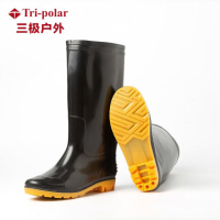 三极户外(Tri-Polar) TP1690 防滑防水雨鞋 高筒 42码 雨鞋 (计价单位:双) 黑色