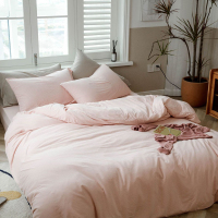 三极户外(Tri-Polar) TP2982 1.8m床笠款 天竺棉日式纯色 浅粉色 四件套 (计价单位:套)