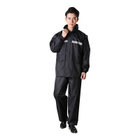 三极户外(Tri-Polar) TP1675 TP1675 双层加厚分体雨衣 XL码 (单位:件) 黑色