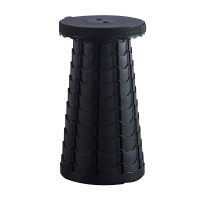 三极户外(Tri-Polar) TP8866便携折叠伸缩凳聚丙烯PP塑料黑环 午休椅 (计价单位:把) 黑色