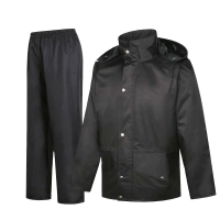 三极户外(Tri-Polar) TP1682 骑行劳保雨衣 XL码 分体式 雨衣套装 (计价单位:件) 黑色