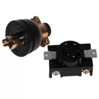 东明DONMIN 防松插头插座单相汽油发电机插头+插座套装 发电机配件