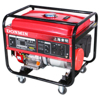 东明DONMIN 6kw单三相户外移动小型便携式汽油发电机DMDS7500CXD-1