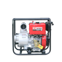 东明DONMIN 电启动4寸柴油抽水泵,便携式柴油抽水机四寸 DMD40E-1